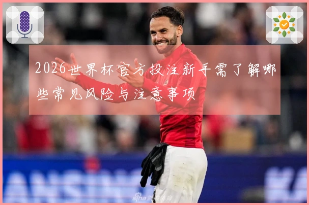 2026世界杯官方投注新手需了解哪些常见风险与注意事项
